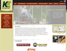 Tablet Screenshot of kielequipment.com